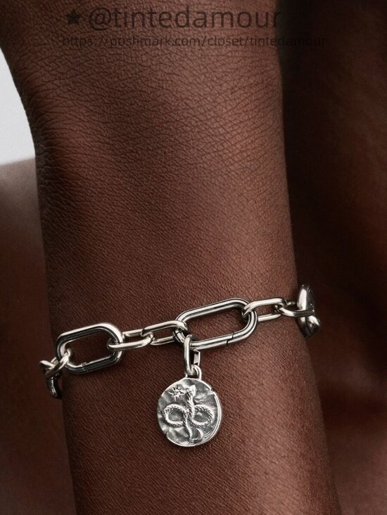 Pandora Infinity Snake Medallion Charm|Pendant - Picture 2 of 2